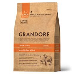 GRANDORF DOG Lamb&Turkey JUNIOR (ягнёнок с индейкой для юниоров) 3 кг.