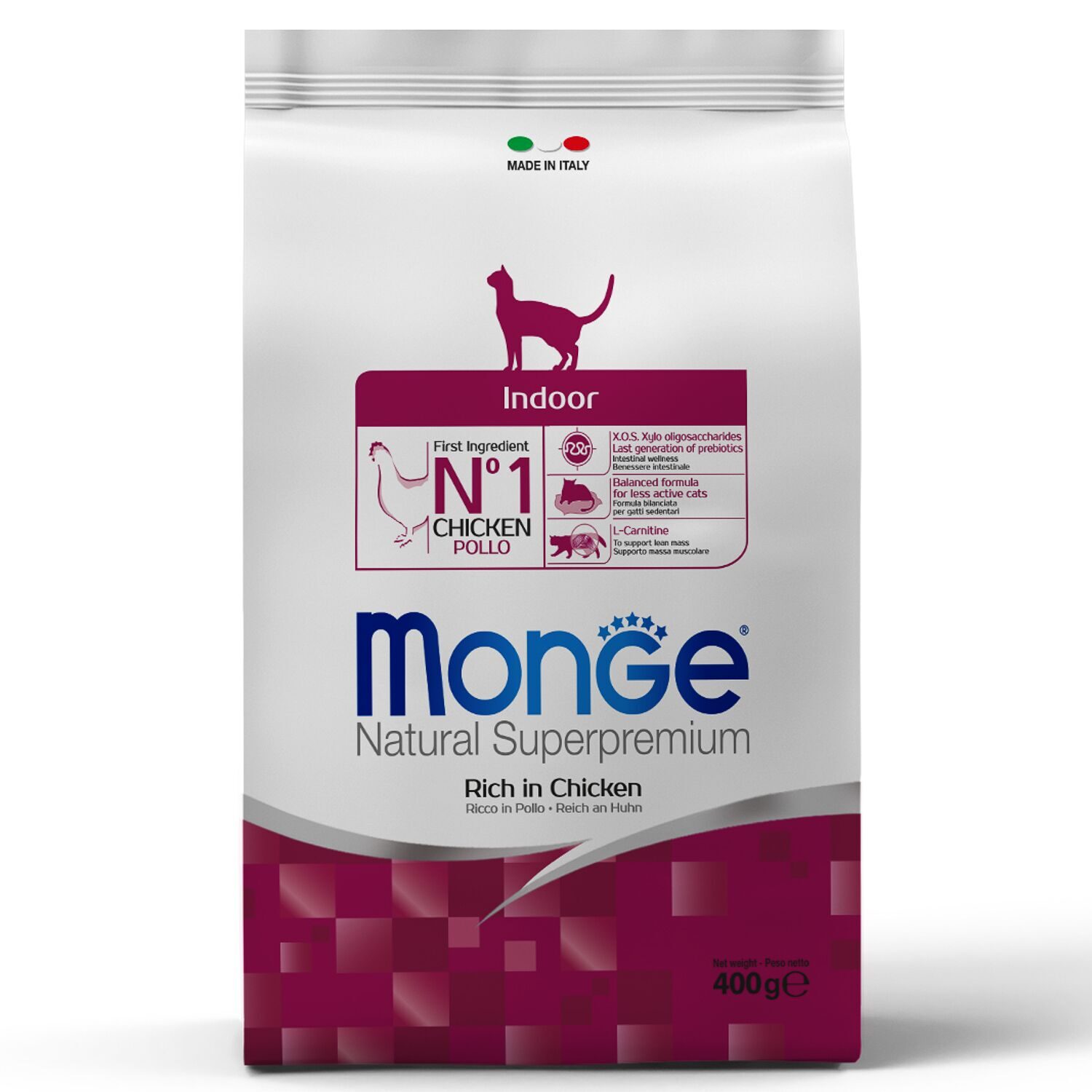 Monge Cat Indoor корм для домашних кошек  400г