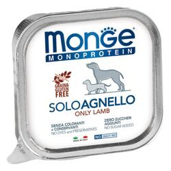 Monge Dog Monoprotein Solo консервы для собак паштет из ягненка 150г